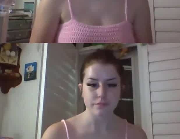 OmeTV Slut Helps Him Cum
