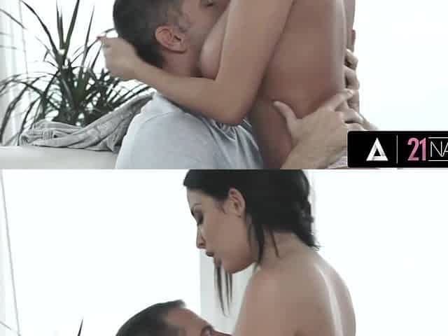 Blessed with big boobs Anissa Kate goes for hardcore anal drilling