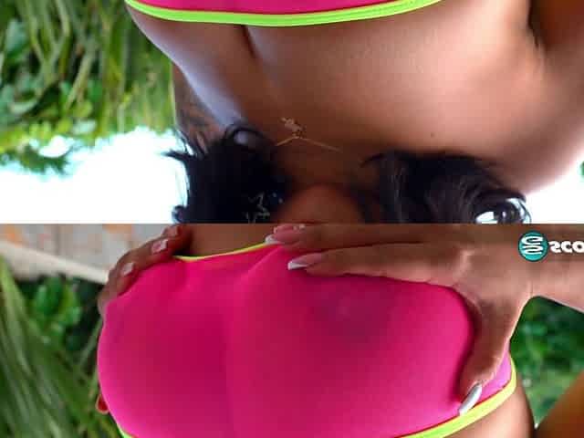 Bhiankha Is Juicy & Wet at the Pool