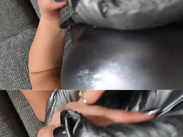 Milfycalla - Deep Blow-job and Cum Play While Wearing Hooded Jacket and Shiny Boots