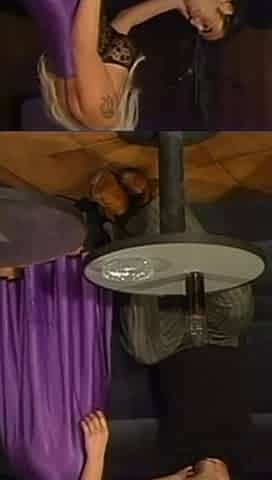 This MILF Gets Fucked Doggy Style on the Nightclub Sofa