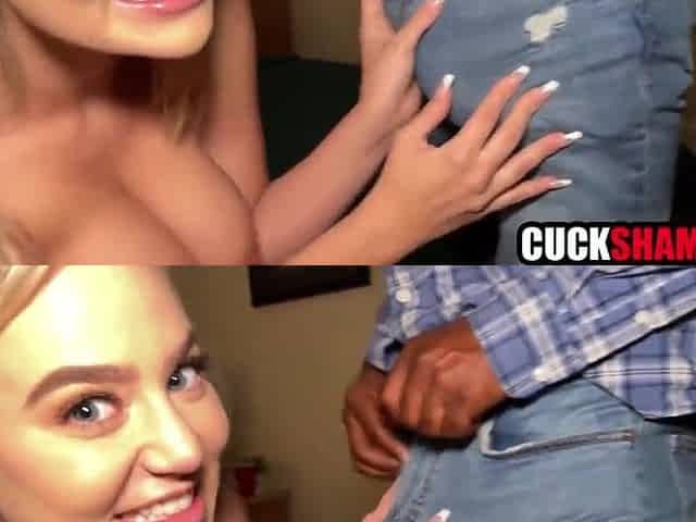 Watching my wife take a monster ebony penis - cuck porn