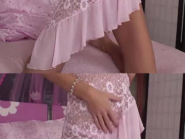 lady in pink with sexy pink vagina