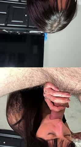Pov homemade amateur facial cumshot and blowjob