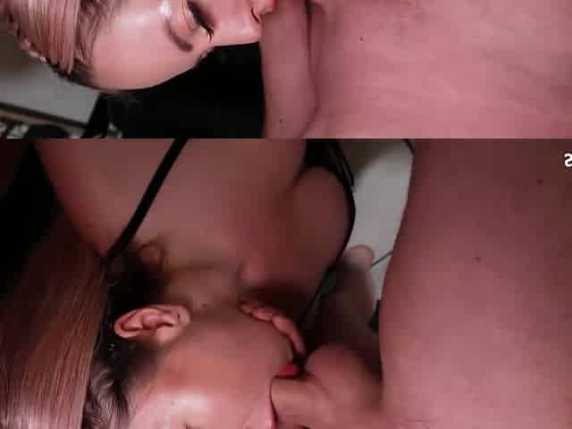 Maria Gail - Big Dick Throat Fuck And No Condom Anal Sex Gangbang With Bukkake For