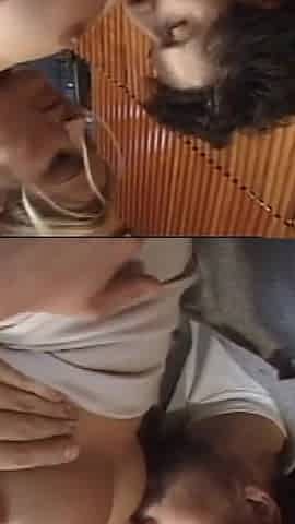 Threesome Sex with Two Beautiful Hot and Sexy Sluts and a Big Hard Cock That Makes Them Excited