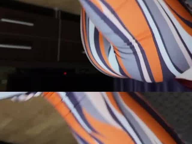 Stepmom in ripped leggings ends up taking stepson's hard cock