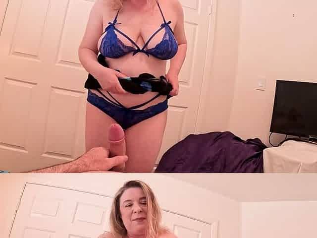 Stepmom teaches stepson masturbating is wrong by giving him