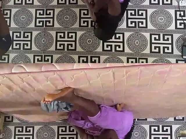 Excited ebony beauty love missionary bang