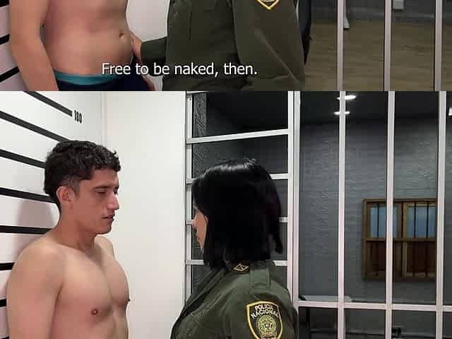 Colombian Cop Kylei Ellish Sucks A Cock