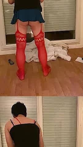 Sissy Lottitok faggot expose in underware and sex tool