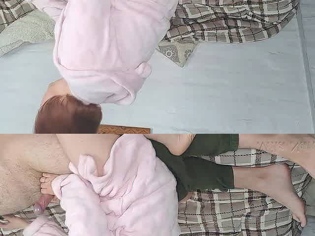 Real Pair Home Tape: Teasing In A Robe In advance of Riding Cowgirl