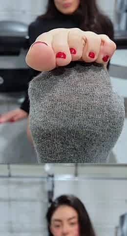 Exotic brunette hardcore foot fetish fuck