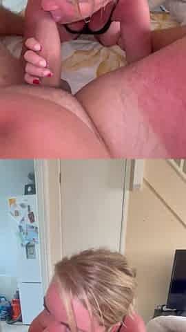 Step son banging great cum on titties