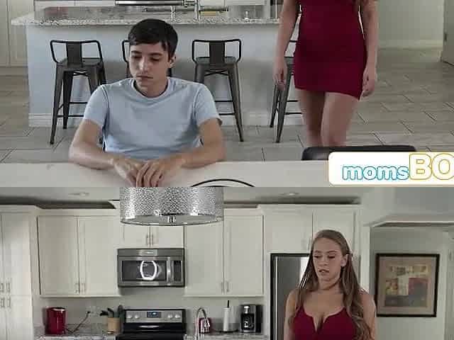 Kagney Linn Karter Says "U've Been Such A Priceless Hunk Now Suck Mamma's Large Boobs"