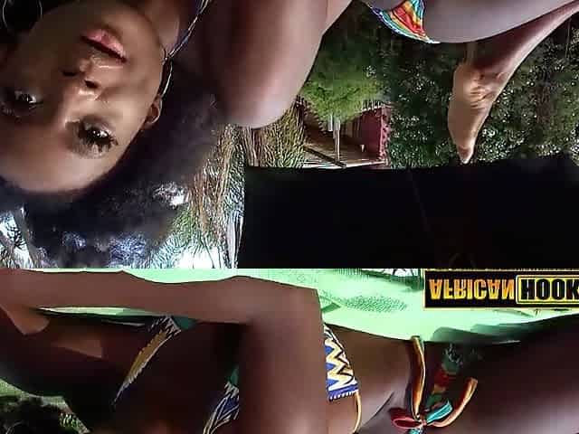 Hawt As Screw Ebony Hottie Anal Railed Hard By Giant White Wang