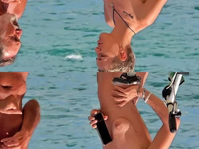 candid beach