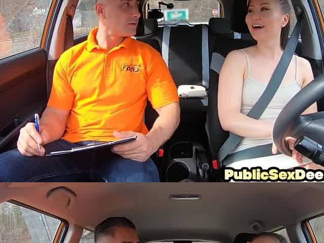 Bigass Asian Driving Student 18+ Pussyfucked