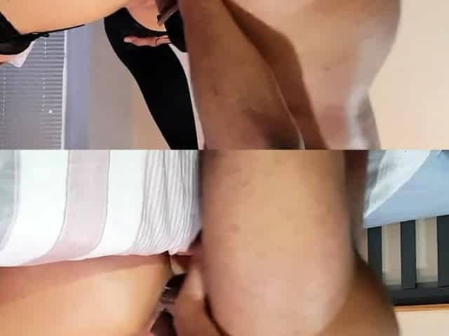 TEEN BLONDE ANAL DP'ed by 2 BBCs - CREAMPIE!