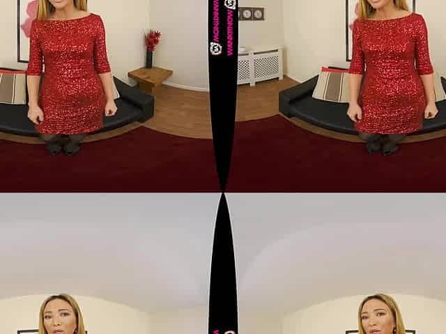 Red Alert - Asian British Babe Striptease Joi Stockings