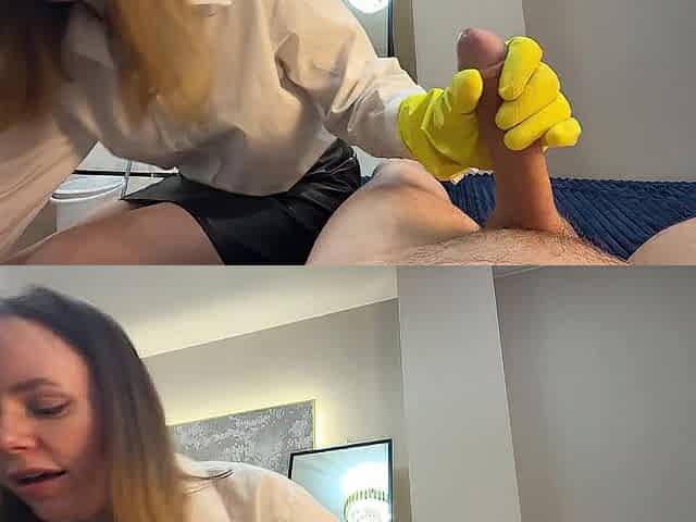 A real housekeeper teaches her boyfriend a lesson