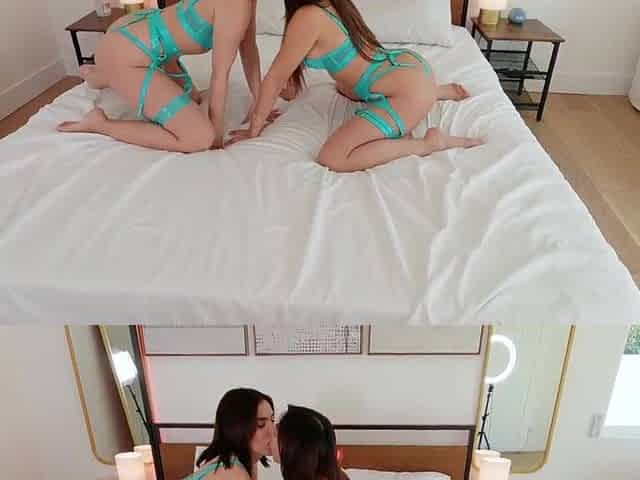 My Large Butt Latin babe Ally Brought Her Swap Student Ally for Sexy 3some