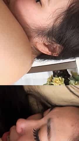 Anal Games and DP Fucking Sexy Japanese Girl in JAV Threesome