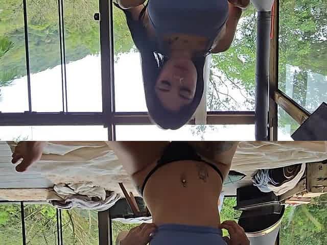 Exhibitionism on the Farm with My Wife's Friend, the Slut Fucked Shamelessly