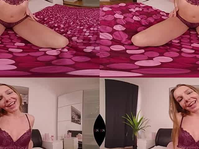 Cute Blonde Spreading On The Bed - EroticSinners