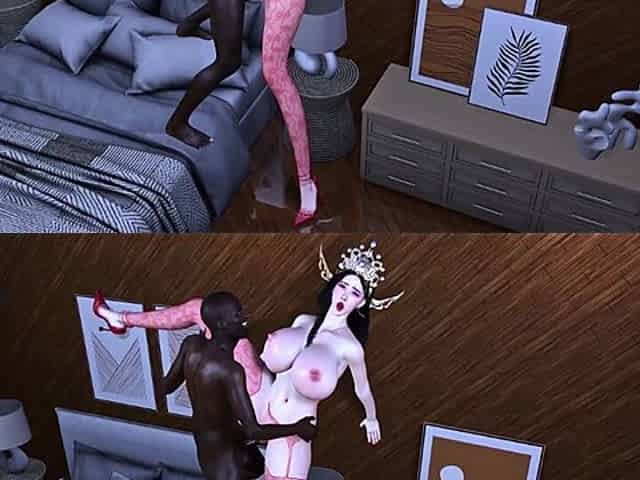 Virtual Reality Goddess: 3D Curves Awaken - 3D Animation Hentai