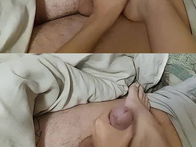 Alluring oral sex with foot fetish