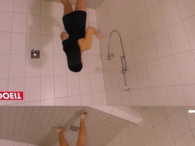 LETSDOEIT - German Housewife Cheats And Bangs Random Dude in Public Washroom