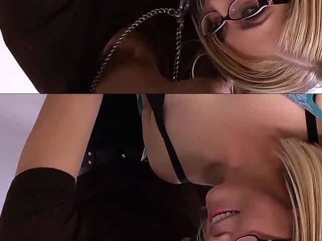 Blondie in glasses Penny Pax gets fucked in the office