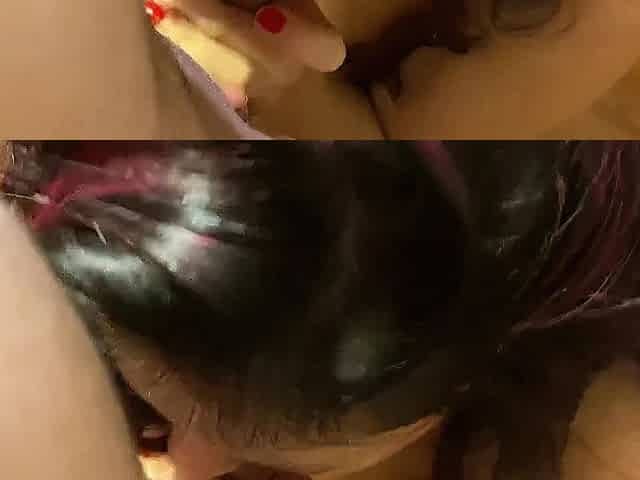 I cum in her glamorous hair after banging her bent over a table