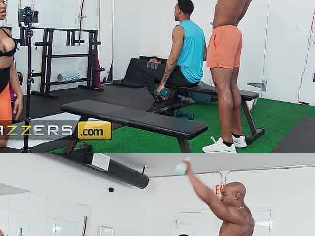 Fitness Influencer Takes On Gym Bros Kira Noir Brazzers