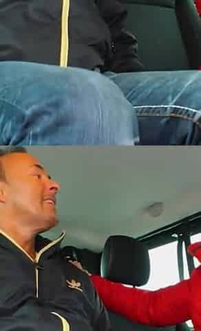 Sexy Milf had sex in the car with a big dick and does cumshot