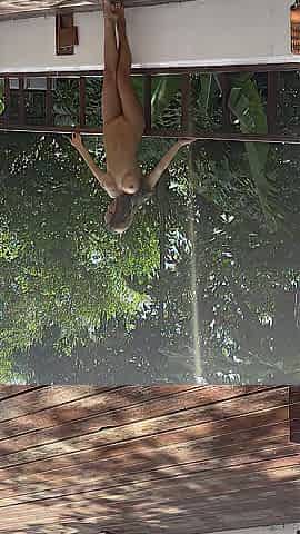 Bare Monika Fox Posing In The Jungle