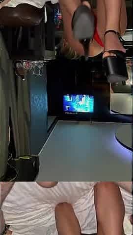 Monika Fox pov homemade sucking weenie in red underware