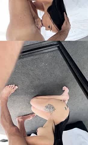 SharniJane Receives Facial And Banged In Reverse Cowgirl