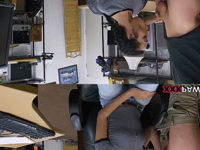 Skinny Vixen Kiley Jay Blows Hard Dick For Money