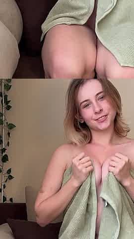 Fresh-from-the-shower Uwu Tease