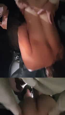 POV Sneak Screw Wife in the Car and Garage Trying to be QUIET