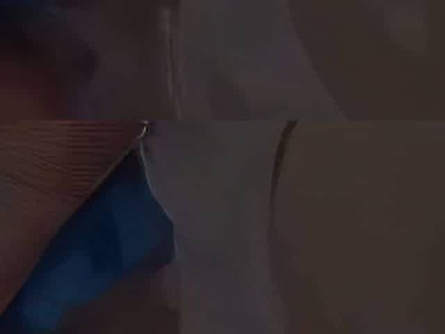 Close up POV of teen sucking cock