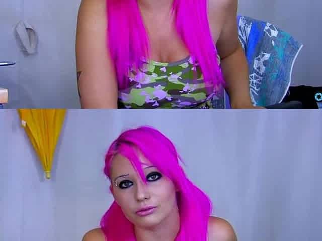 Interview leads to the pink haired hottie getting banged out of lenience by a chap