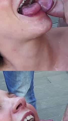 Horny Belgian Cumslut Julie Skyhigh Swallows Loads During Outdoor BBC Dogging