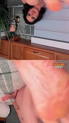 Angelina Castro Dildo Footjob