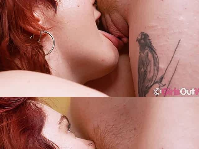 Lovely Skinny Employee Gets Her Huge Clit Licked by Her Female Boss