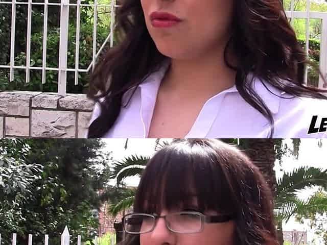 Spanish cutie with large booty drilled on TV set