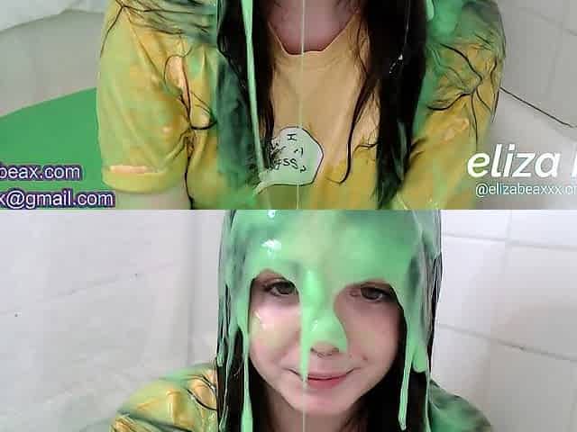 Eliza Bea Gets SLIMED and Gunged WITH NEON GREEN SPERM