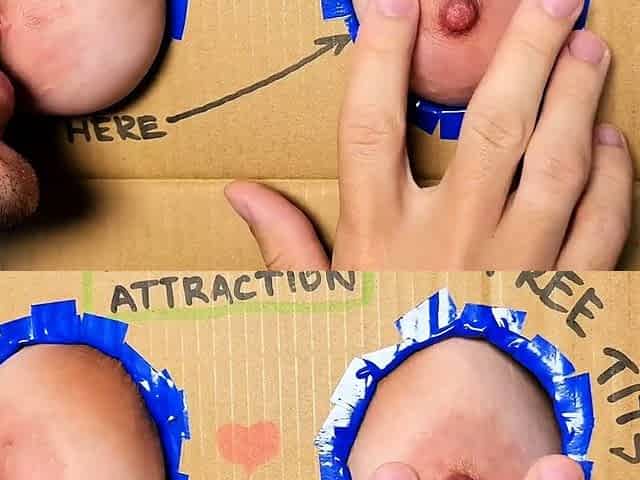 Big-Titted MILF's Nipple Attraction